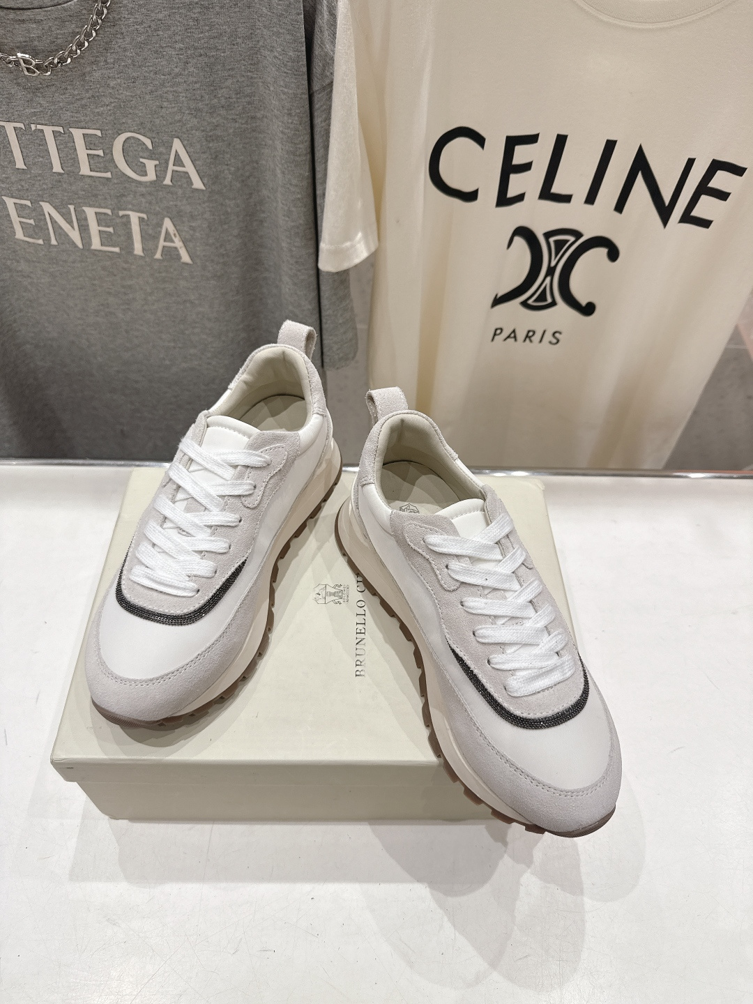 高版本出厂 Brunello Cucinelli 新款BC经典休闲鞋运动鞋系列单鞋BC是意大利知名品牌，