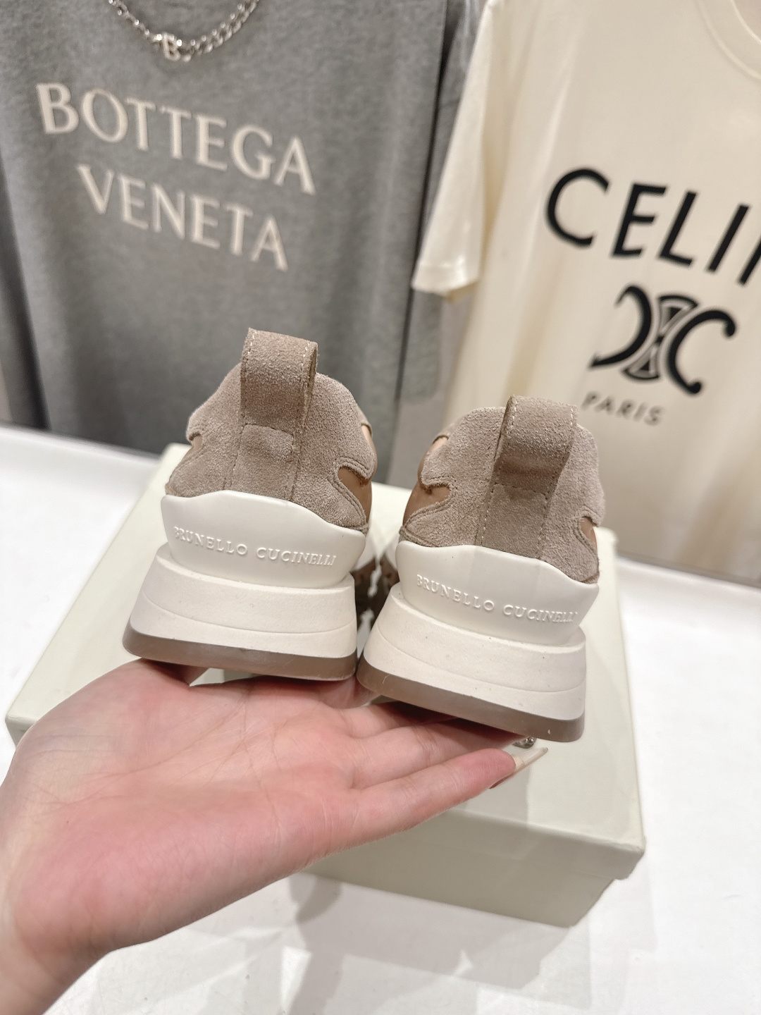 高版本出厂 Brunello Cucinelli 新款BC经典休闲鞋运动鞋系列单鞋BC是意大利知名品牌，