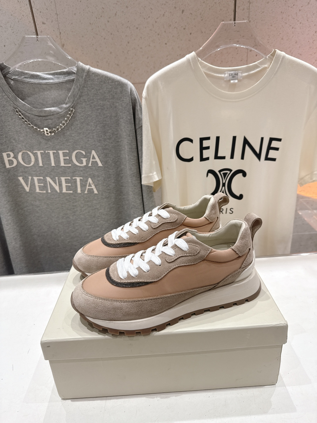 高版本出厂 Brunello Cucinelli 新款BC经典休闲鞋运动鞋系列单鞋BC是意大利知名品牌，