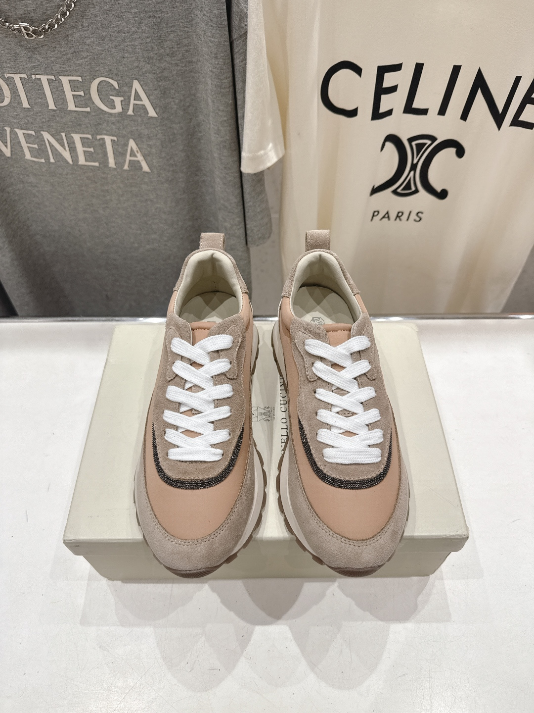 高版本出厂 Brunello Cucinelli 新款BC经典休闲鞋运动鞋系列单鞋BC是意大利知名品牌，