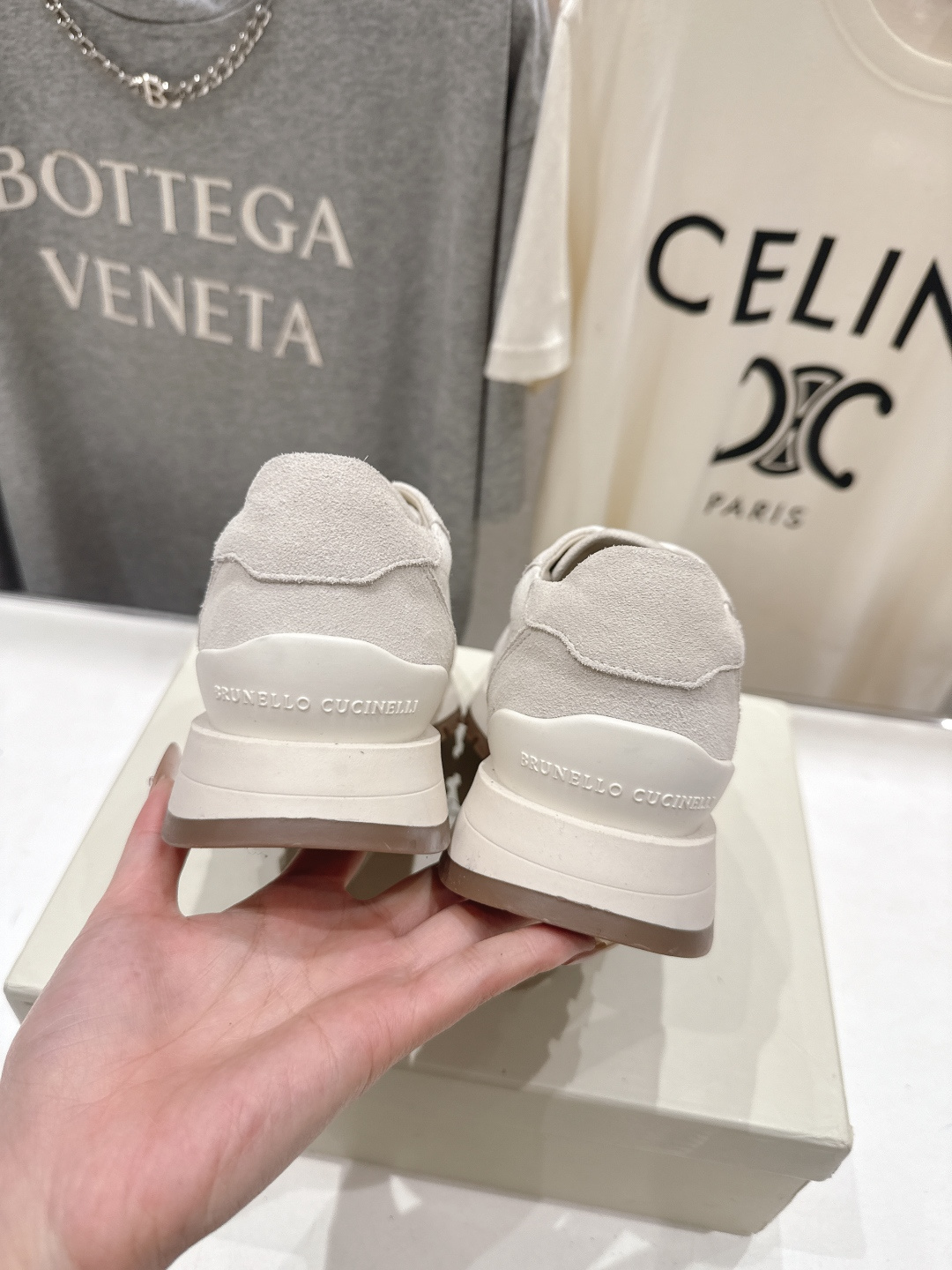 高版本出厂 Brunello Cucinelli 新款BC经典休闲鞋运动鞋系列单鞋BC是意大利知名品牌，