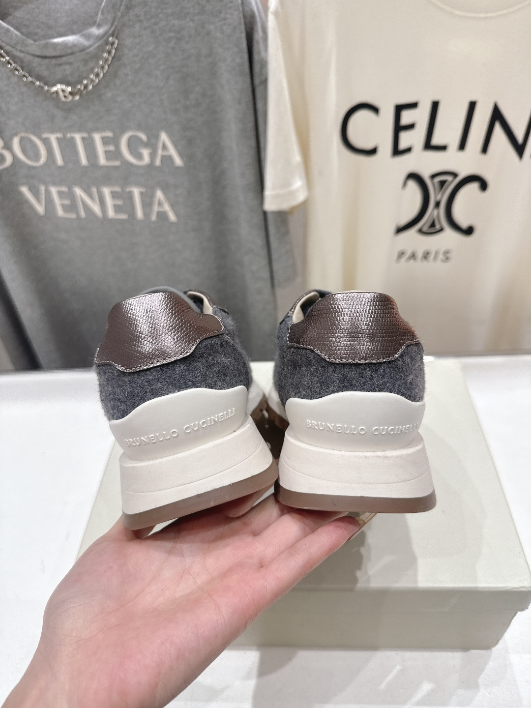 高版本出厂 Brunello Cucinelli 新款BC经典休闲鞋运动鞋系列单鞋BC是意大利知名品牌，