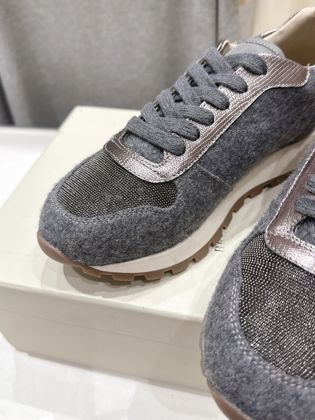 高版本出厂 Brunello Cucinelli 新款BC经典休闲鞋运动鞋系列单鞋BC是意大利知名品牌，