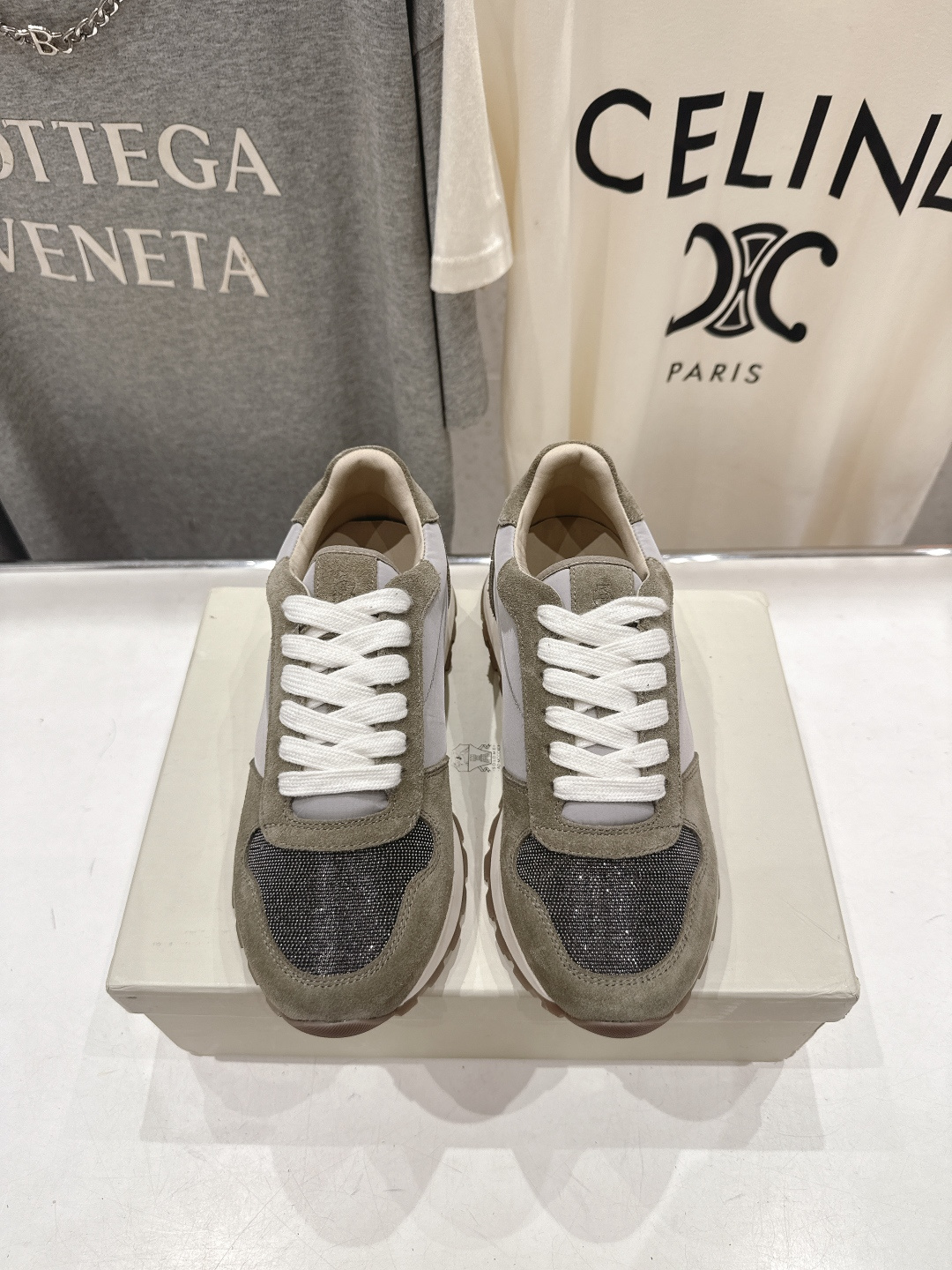 高版本出厂 Brunello Cucinelli 新款BC经典休闲鞋运动鞋系列单鞋BC是意大利知名品牌，