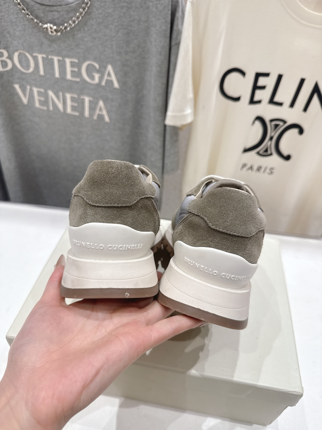 高版本出厂 Brunello Cucinelli 新款BC经典休闲鞋运动鞋系列单鞋BC是意大利知名品牌，