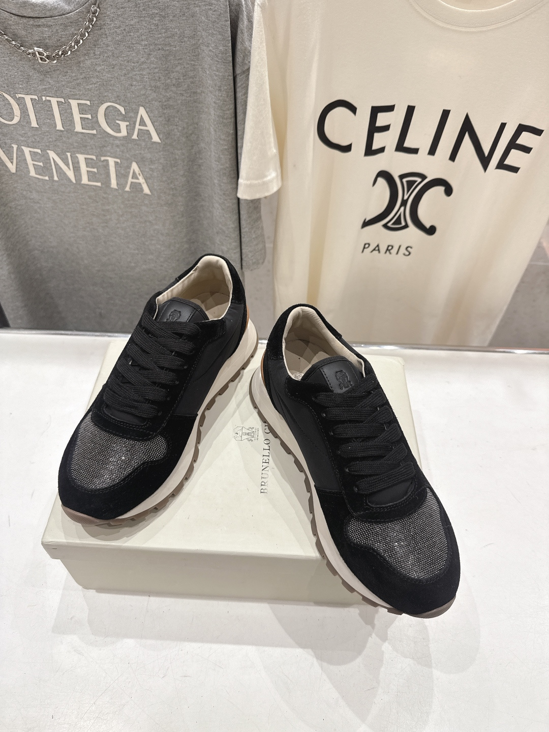 高版本出厂 Brunello Cucinelli 新款BC经典休闲鞋运动鞋系列单鞋BC是意大利知名品牌，