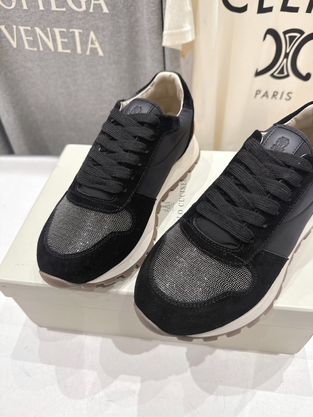高版本出厂 Brunello Cucinelli 新款BC经典休闲鞋运动鞋系列单鞋BC是意大利知名品牌，
