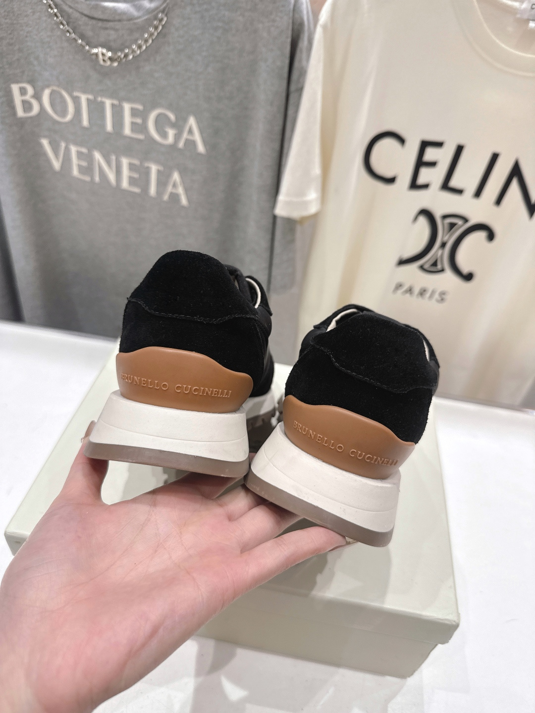 高版本出厂 Brunello Cucinelli 新款BC经典休闲鞋运动鞋系列单鞋BC是意大利知名品牌，