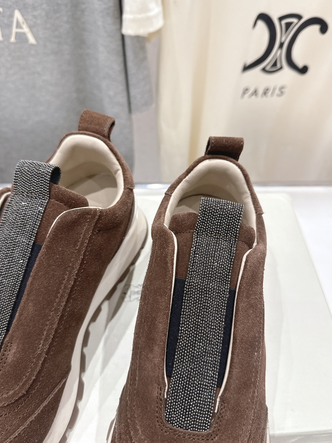 高版本出厂 Brunello Cucinelli 新款BC经典休闲鞋运动鞋系列单鞋BC是意大利知名品牌，