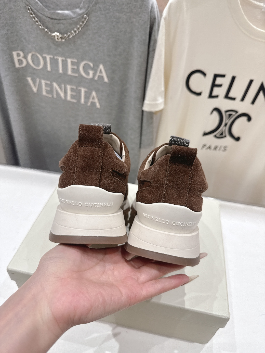 高版本出厂 Brunello Cucinelli 新款BC经典休闲鞋运动鞋系列单鞋BC是意大利知名品牌，