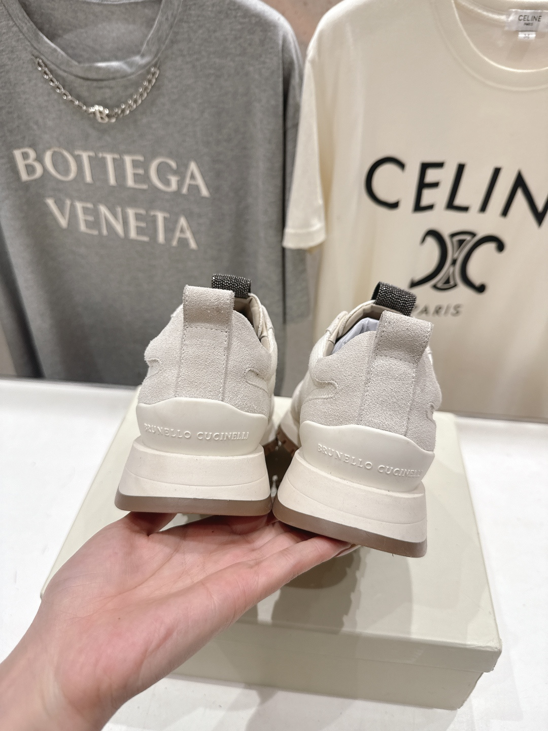 高版本出厂 Brunello Cucinelli 新款BC经典休闲鞋运动鞋系列单鞋BC是意大利知名品牌，