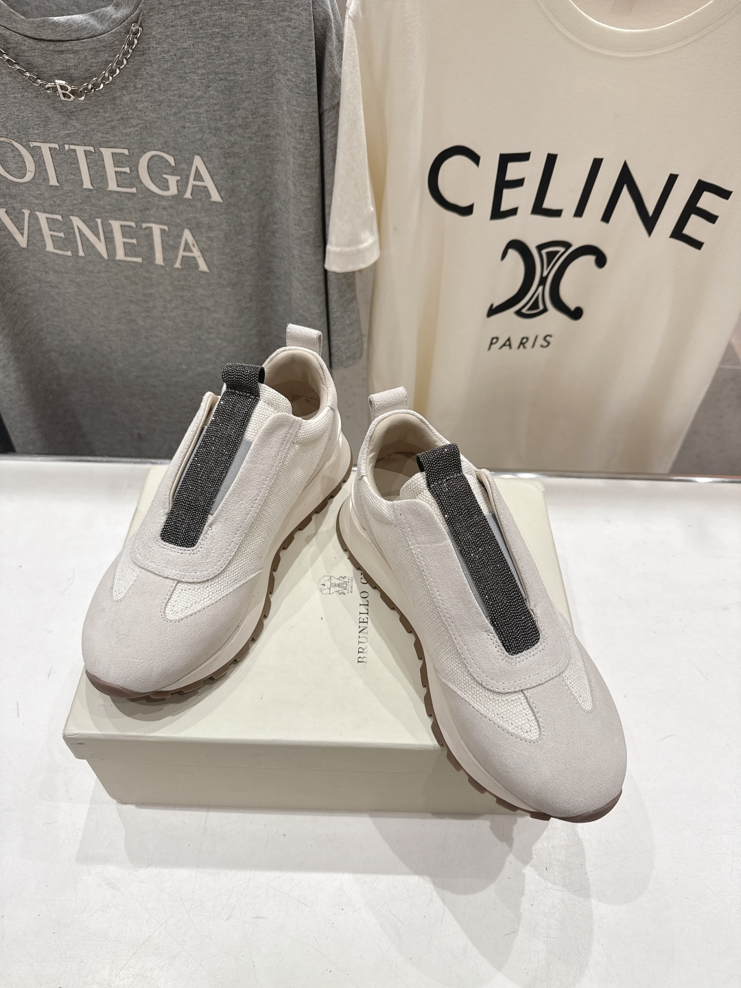 高版本出厂 Brunello Cucinelli 新款BC经典休闲鞋运动鞋系列单鞋BC是意大利知名品牌，