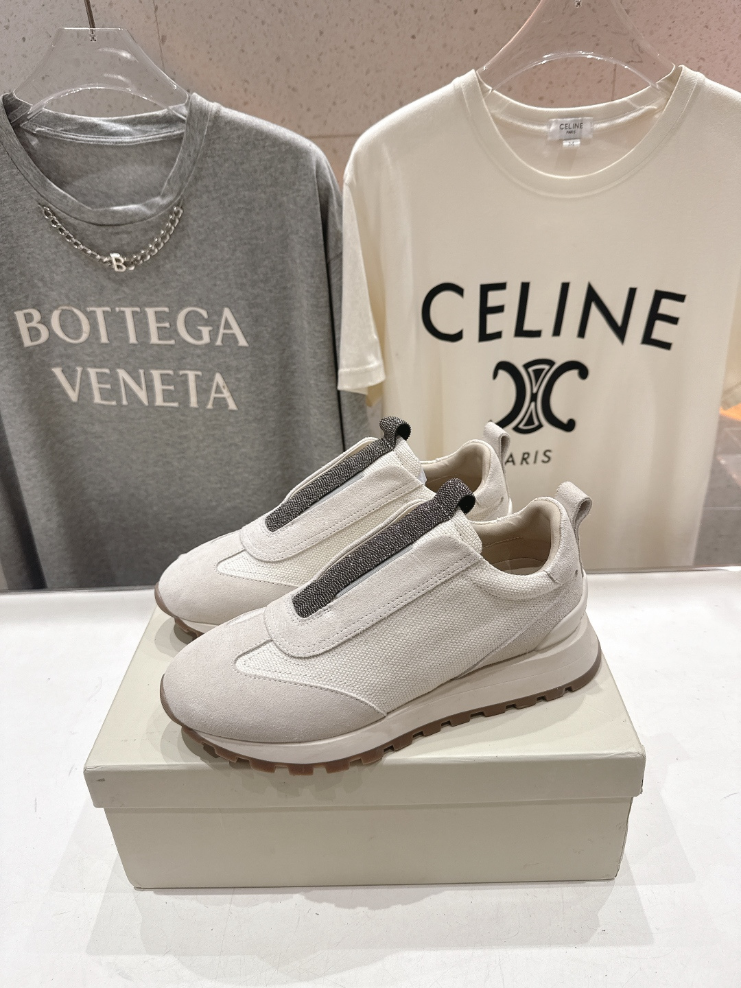 高版本出厂 Brunello Cucinelli 新款BC经典休闲鞋运动鞋系列单鞋BC是意大利知名品牌，