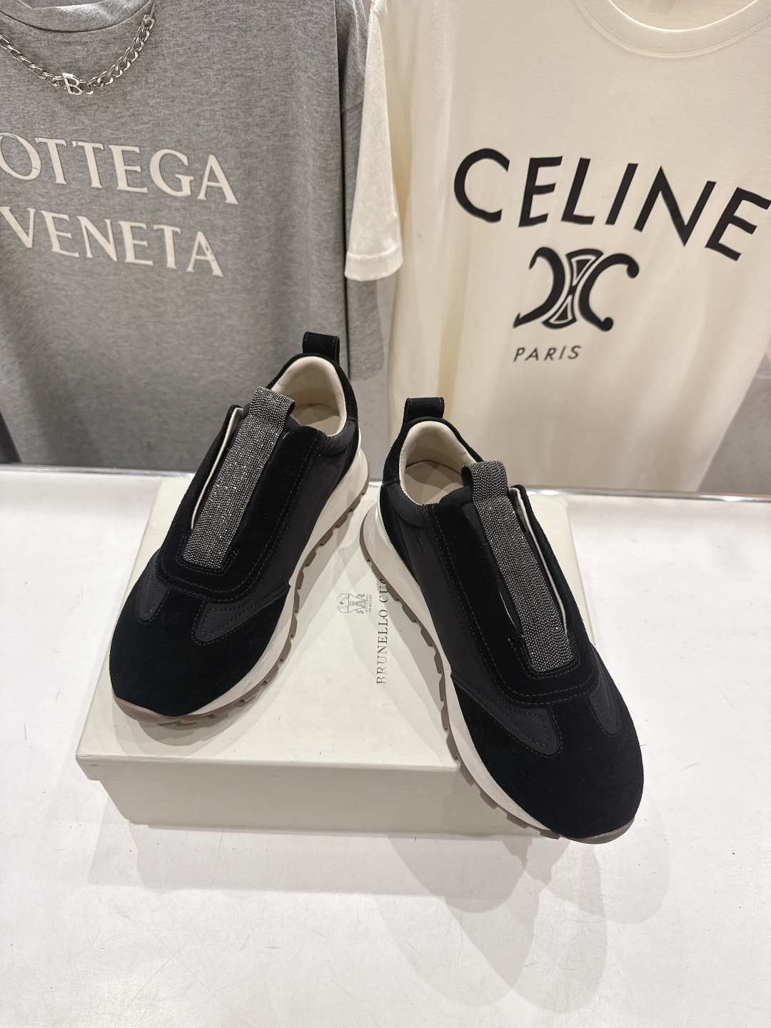 高版本出厂 Brunello Cucinelli 新款BC经典休闲鞋运动鞋系列单鞋BC是意大利知名品牌，