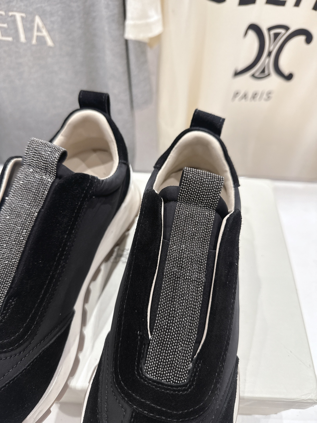 高版本出厂 Brunello Cucinelli 新款BC经典休闲鞋运动鞋系列单鞋BC是意大利知名品牌，