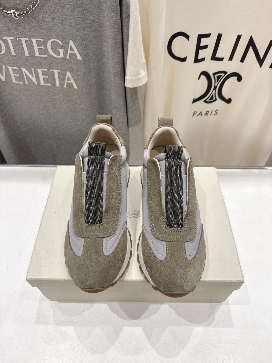 高版本出厂 Brunello Cucinelli 新款BC经典休闲鞋运动鞋系列单鞋BC是意大利知名品牌，