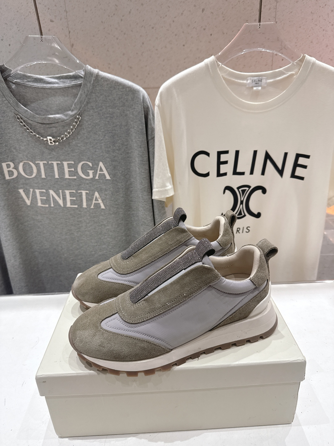 高版本出厂 Brunello Cucinelli 新款BC经典休闲鞋运动鞋系列单鞋BC是意大利知名品牌，