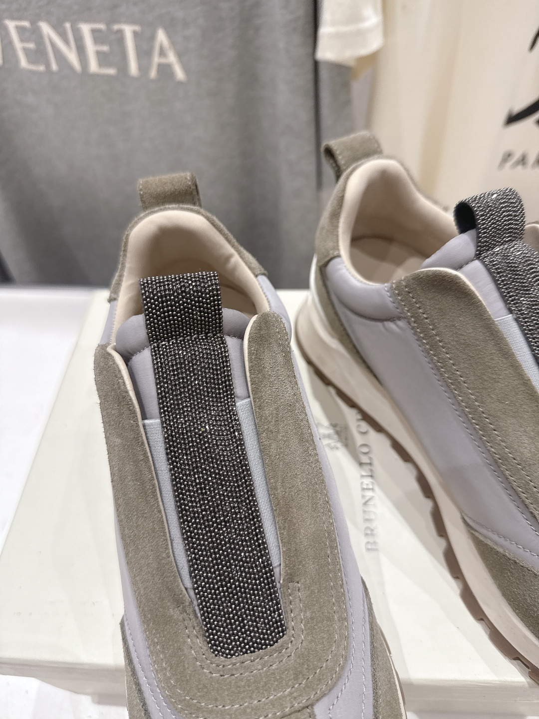 高版本出厂 Brunello Cucinelli 新款BC经典休闲鞋运动鞋系列单鞋BC是意大利知名品牌，