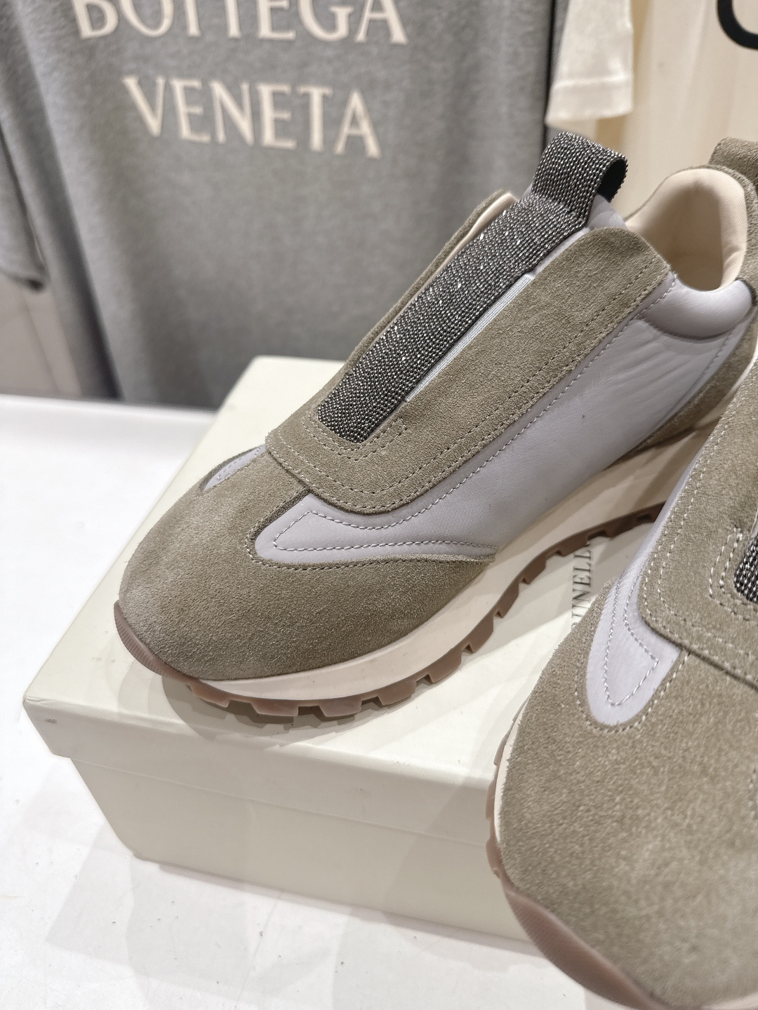 高版本出厂 Brunello Cucinelli 新款BC经典休闲鞋运动鞋系列单鞋BC是意大利知名品牌，