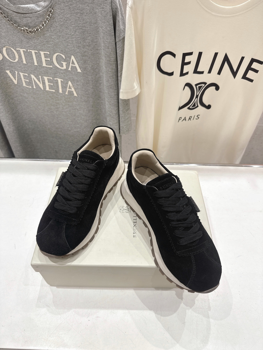 高版本出厂 Brunello Cucinelli 新款BC经典休闲鞋运动鞋系列单鞋BC是意大利知名品牌，