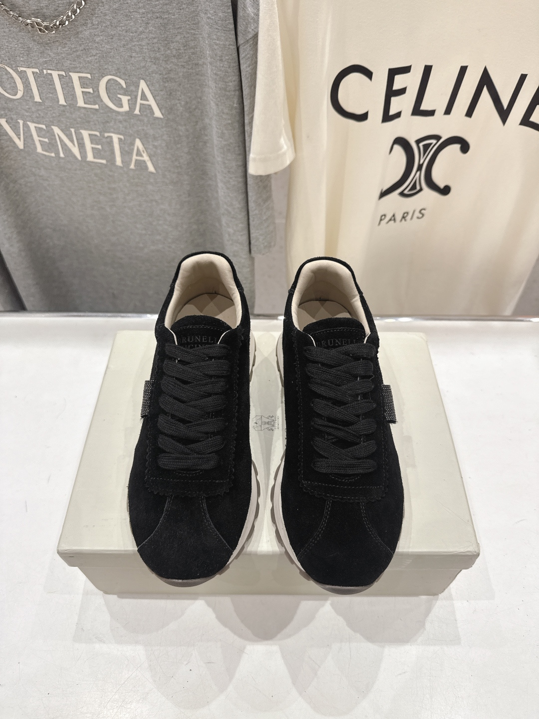 高版本出厂 Brunello Cucinelli 新款BC经典休闲鞋运动鞋系列单鞋BC是意大利知名品牌，