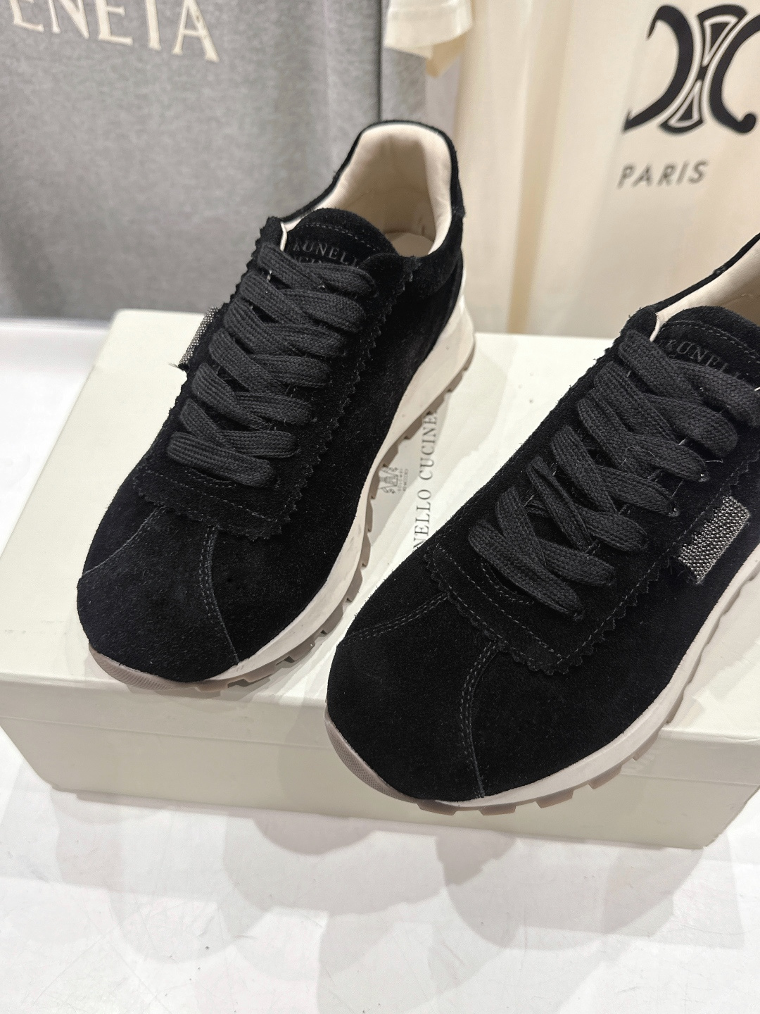 高版本出厂 Brunello Cucinelli 新款BC经典休闲鞋运动鞋系列单鞋BC是意大利知名品牌，