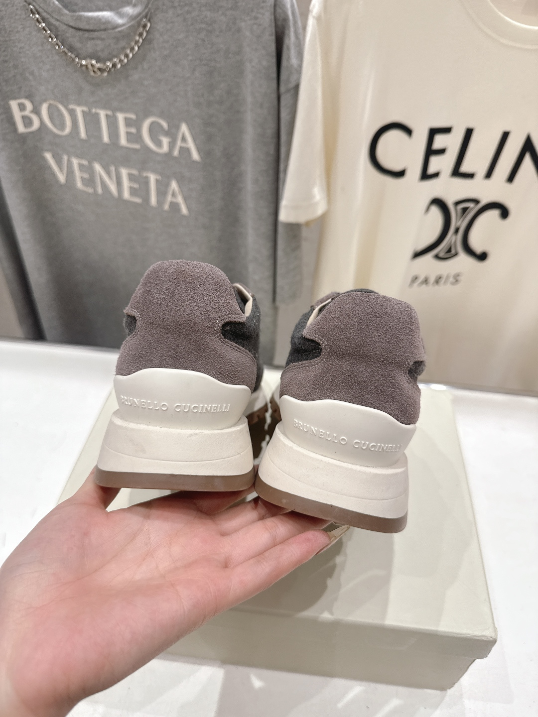 高版本出厂 Brunello Cucinelli 新款BC经典休闲鞋运动鞋系列单鞋BC是意大利知名品牌，