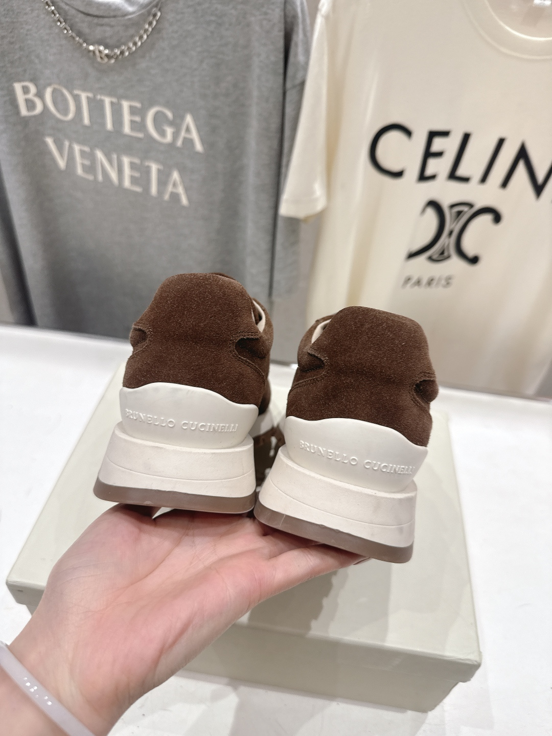 高版本出厂 Brunello Cucinelli 新款BC经典休闲鞋运动鞋系列单鞋BC是意大利知名品牌，