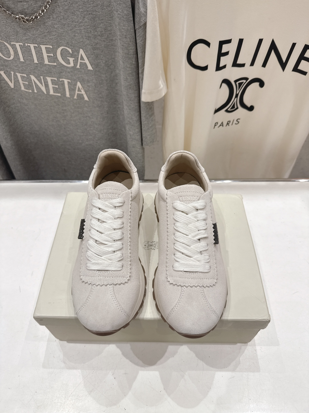 高版本出厂 Brunello Cucinelli 新款BC经典休闲鞋运动鞋系列单鞋BC是意大利知名品牌，