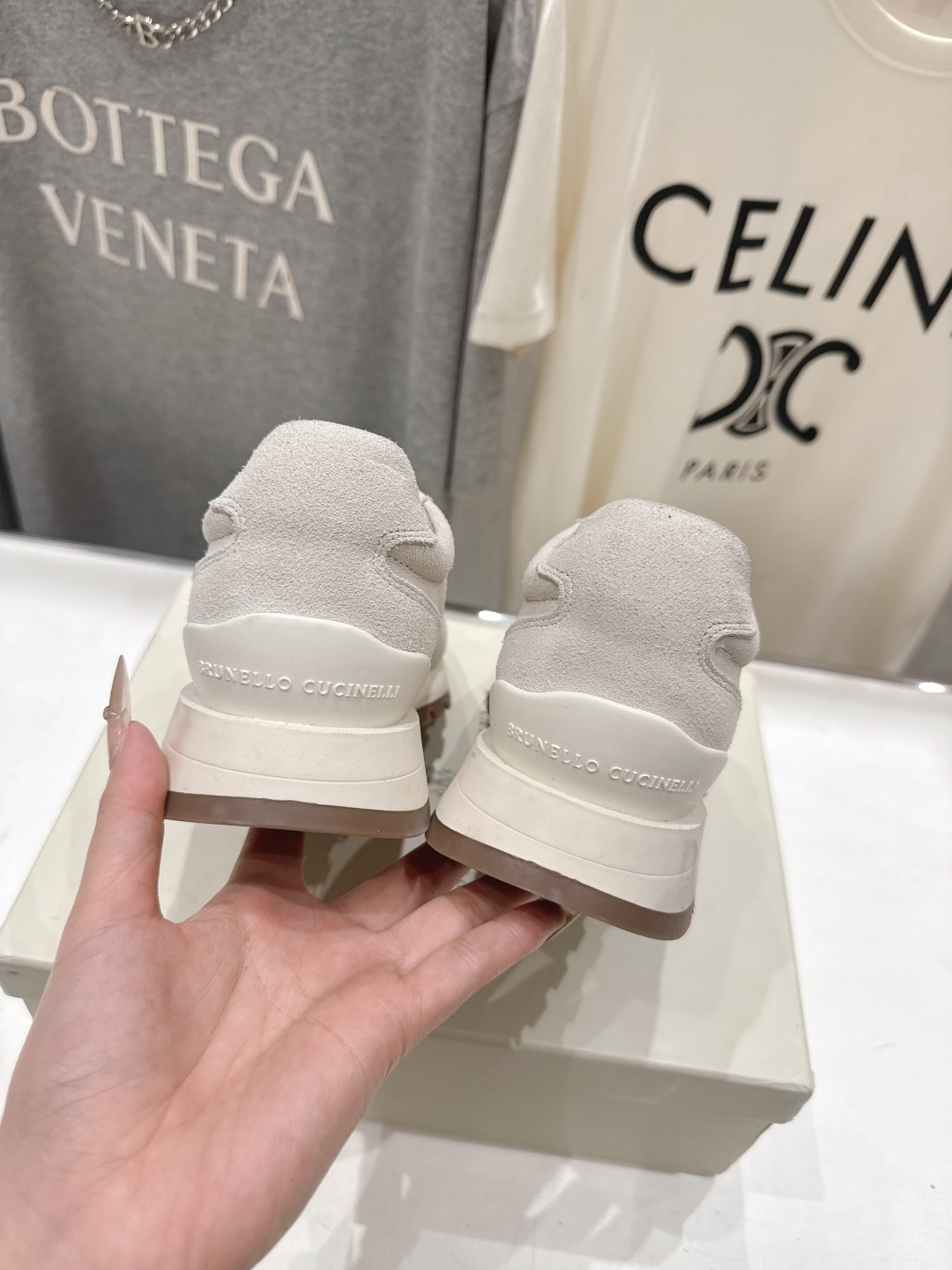 高版本出厂 Brunello Cucinelli 新款BC经典休闲鞋运动鞋系列单鞋BC是意大利知名品牌，