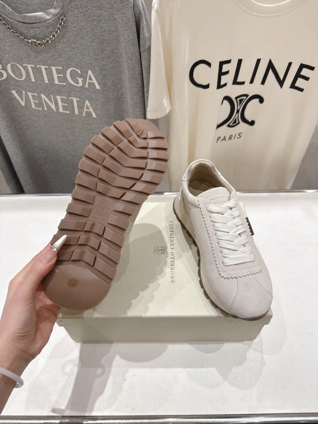 高版本出厂 Brunello Cucinelli 新款BC经典休闲鞋运动鞋系列单鞋BC是意大利知名品牌，