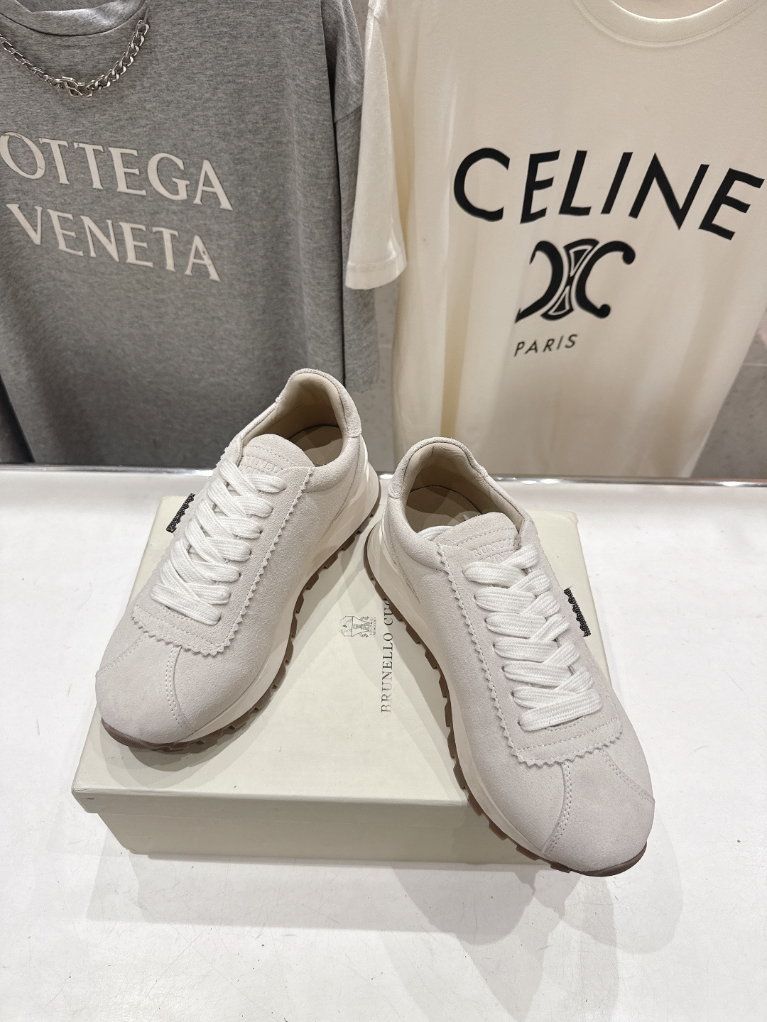 高版本出厂 Brunello Cucinelli 新款BC经典休闲鞋运动鞋系列单鞋BC是意大利知名品牌，