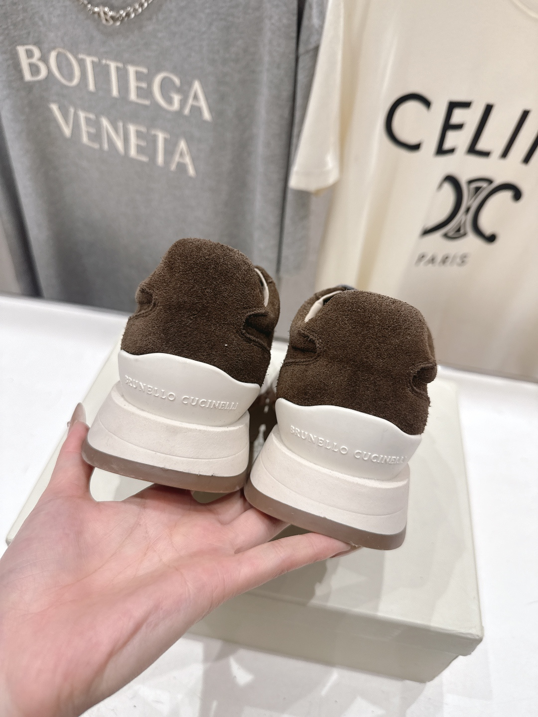 高版本出厂 Brunello Cucinelli 新款BC经典休闲鞋运动鞋系列单鞋BC是意大利知名品牌，