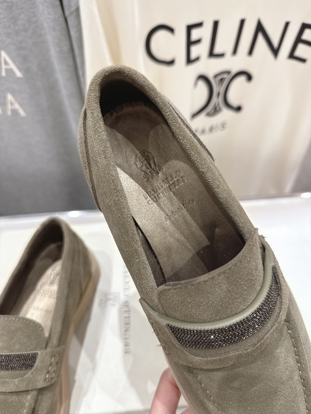 高版本出厂 Brunello Cucinelli 新款BC经典系带休闲鞋一脚蹬乐福鞋系列单鞋BC是意大利