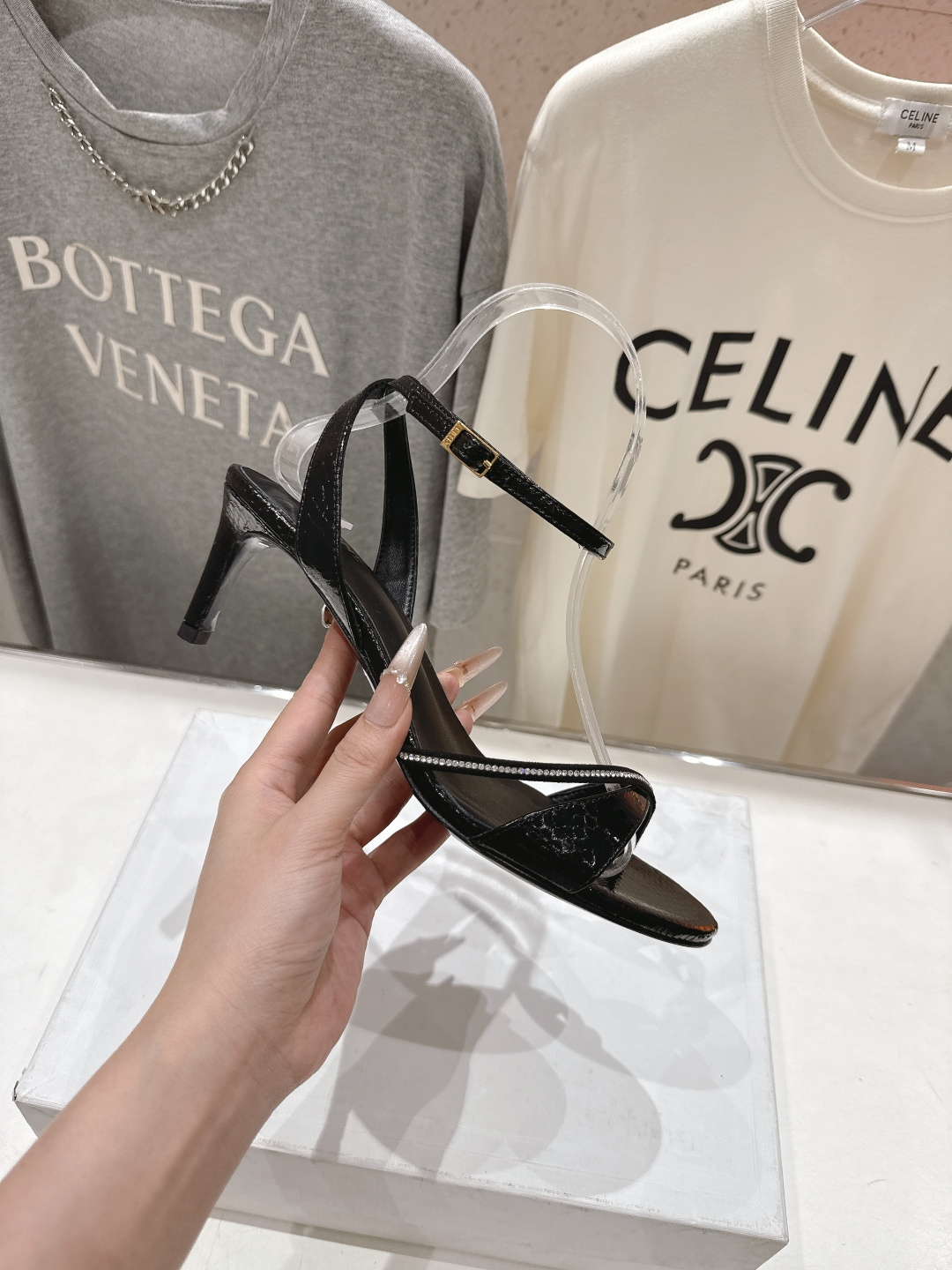 高版本出厂 Celine～赛琳F052 2026ss思琳夏季最新爆款高跟凉鞋时装鞋夏季搭配佳品，简直绝绝