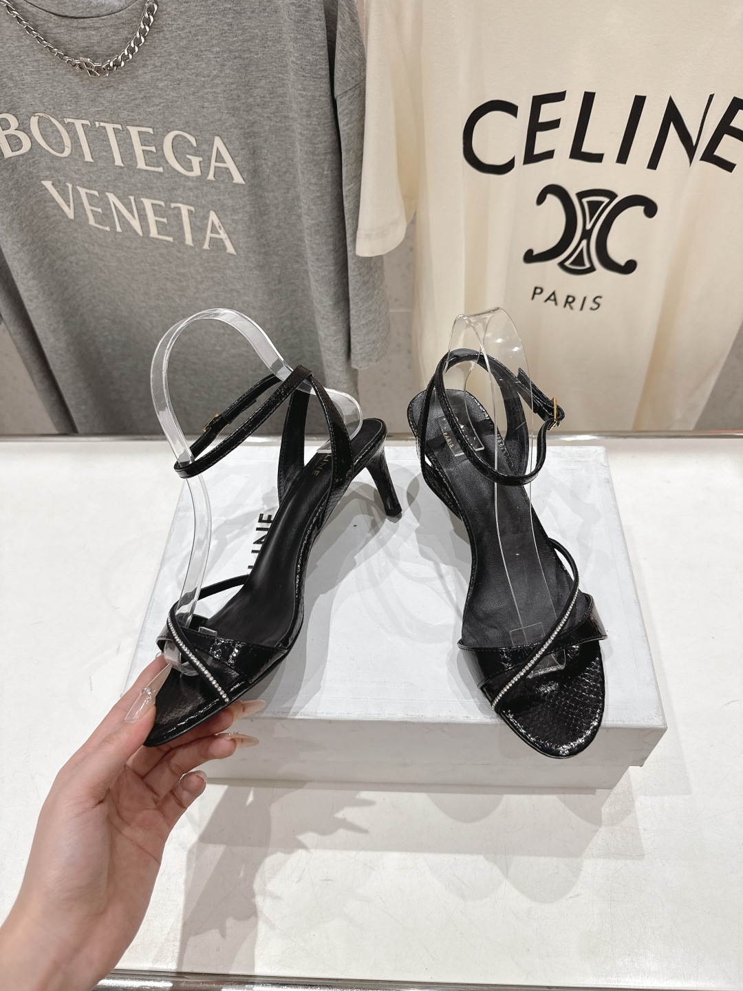 高版本出厂 Celine～赛琳F052 2026ss思琳夏季最新爆款高跟凉鞋时装鞋夏季搭配佳品，简直绝绝