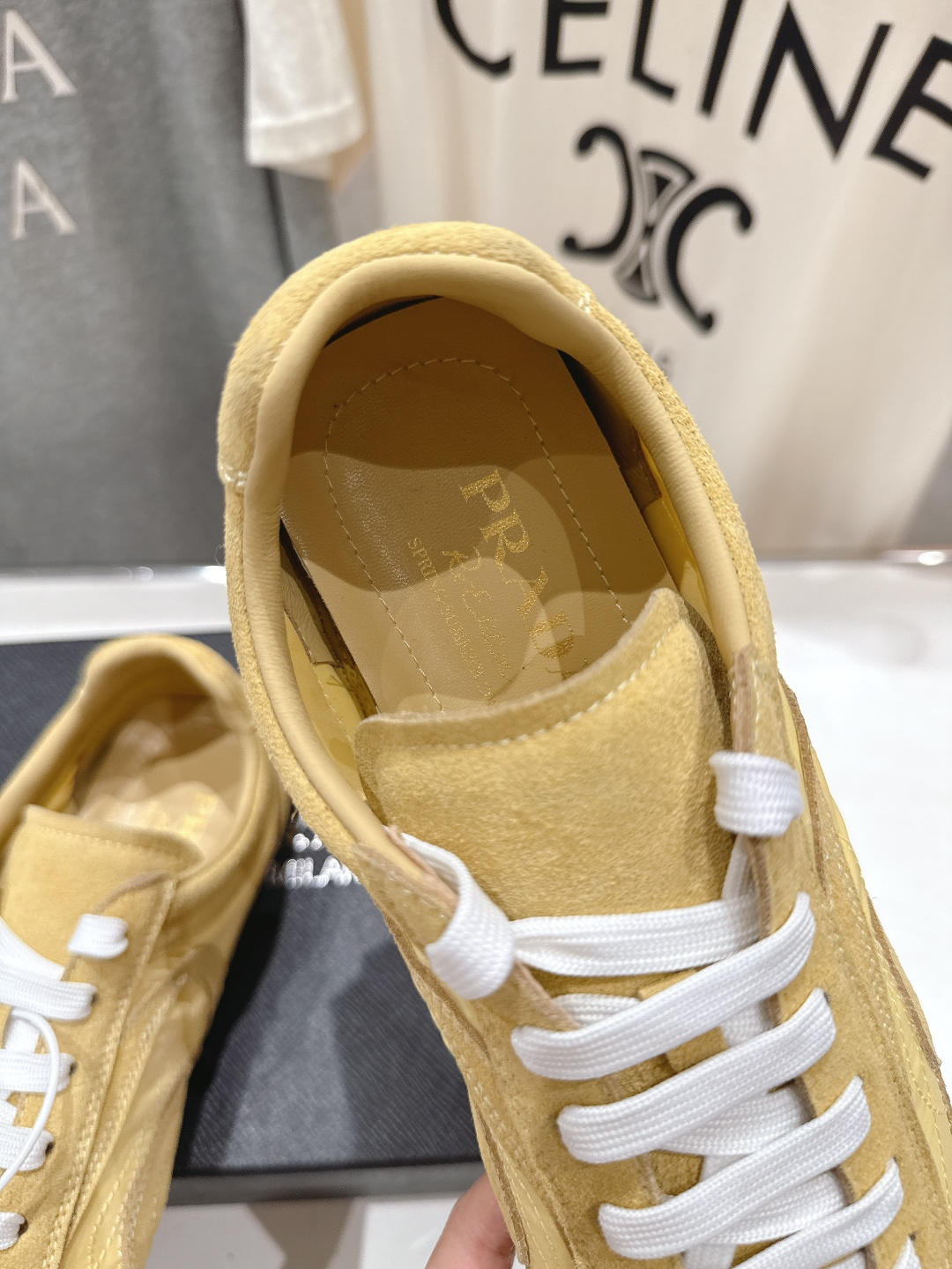 高版本出厂 Prada/普拉达P家26ssF029～new新款系带休闲运动鞋，上脚非常舒服软胶底素有踩云