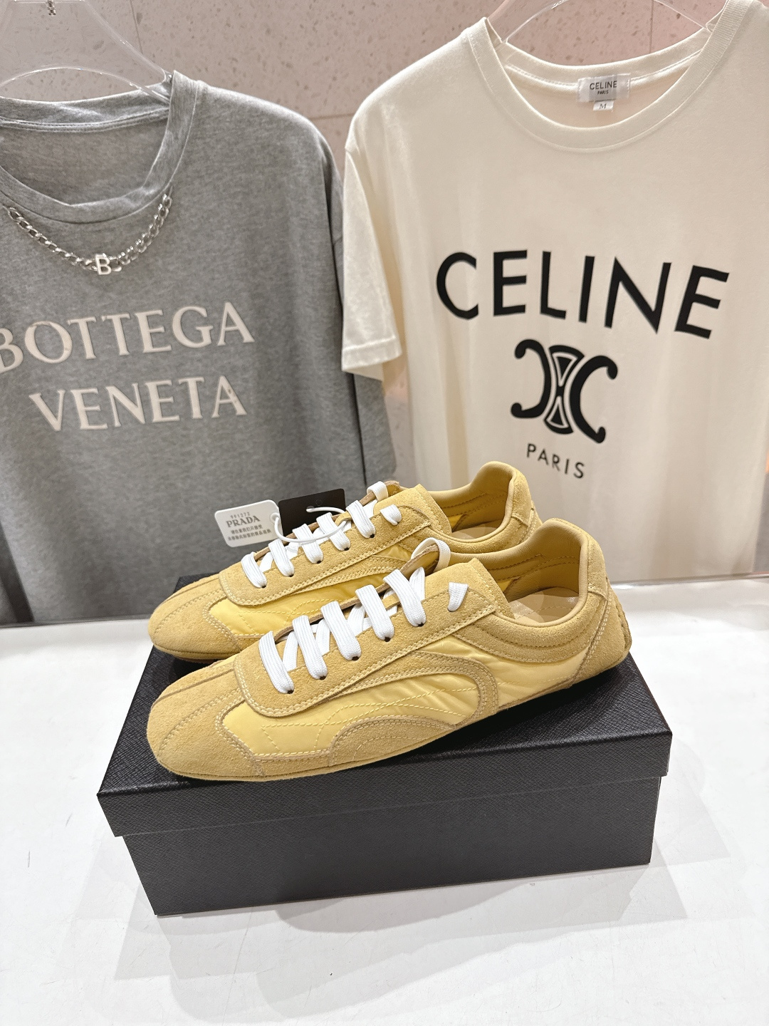 高版本出厂 Prada/普拉达P家26ssF029～new新款系带休闲运动鞋，上脚非常舒服软胶底素有踩云