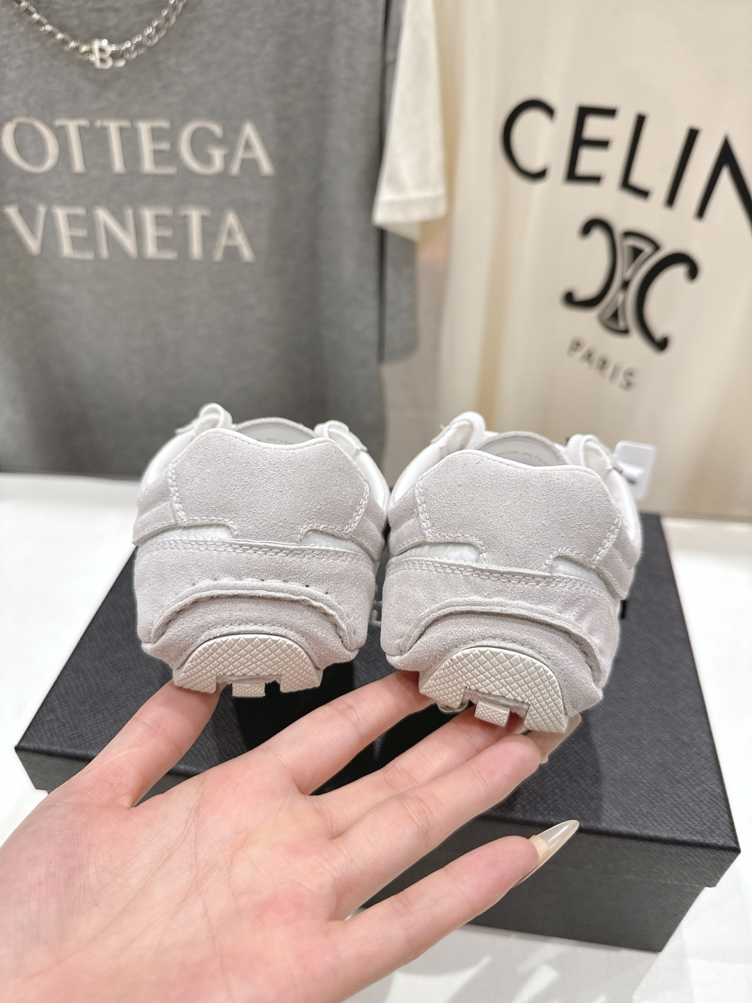 高版本出厂 Prada/普拉达P家26ssF029～new新款系带休闲运动鞋，上脚非常舒服软胶底素有踩云