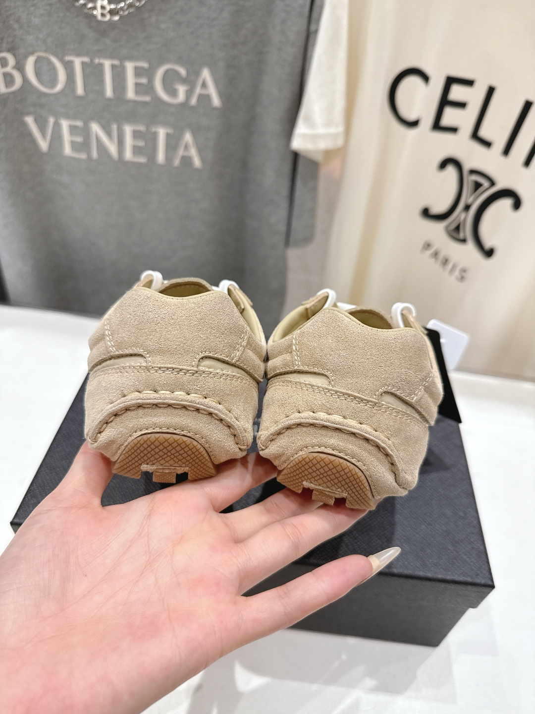 高版本出厂 Prada/普拉达P家26ssF029～new新款系带休闲运动鞋，上脚非常舒服软胶底素有踩云