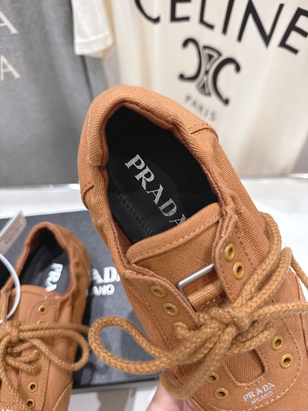 高版本出厂 Prada*普拉达P家26ssF029～new新款系带休闲鞋德训鞋，低调奢华懒人鞋，富人的不