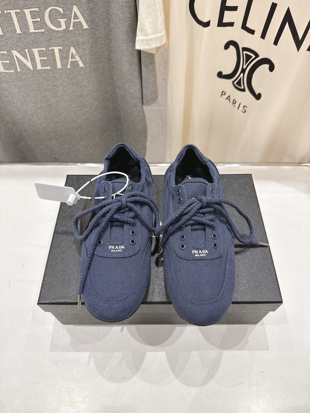 高版本出厂 Prada*普拉达P家26ssF029～new新款系带休闲鞋德训鞋，低调奢华懒人鞋，富人的不