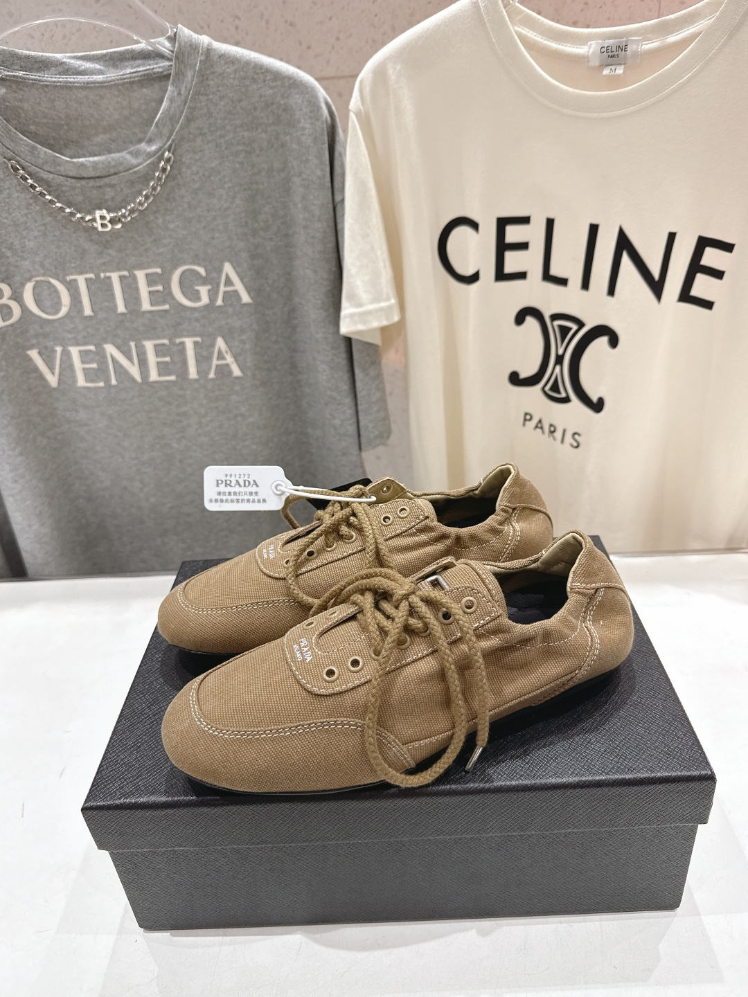 高版本出厂 Prada*普拉达P家26ssF029～new新款系带休闲鞋德训鞋，低调奢华懒人鞋，富人的不