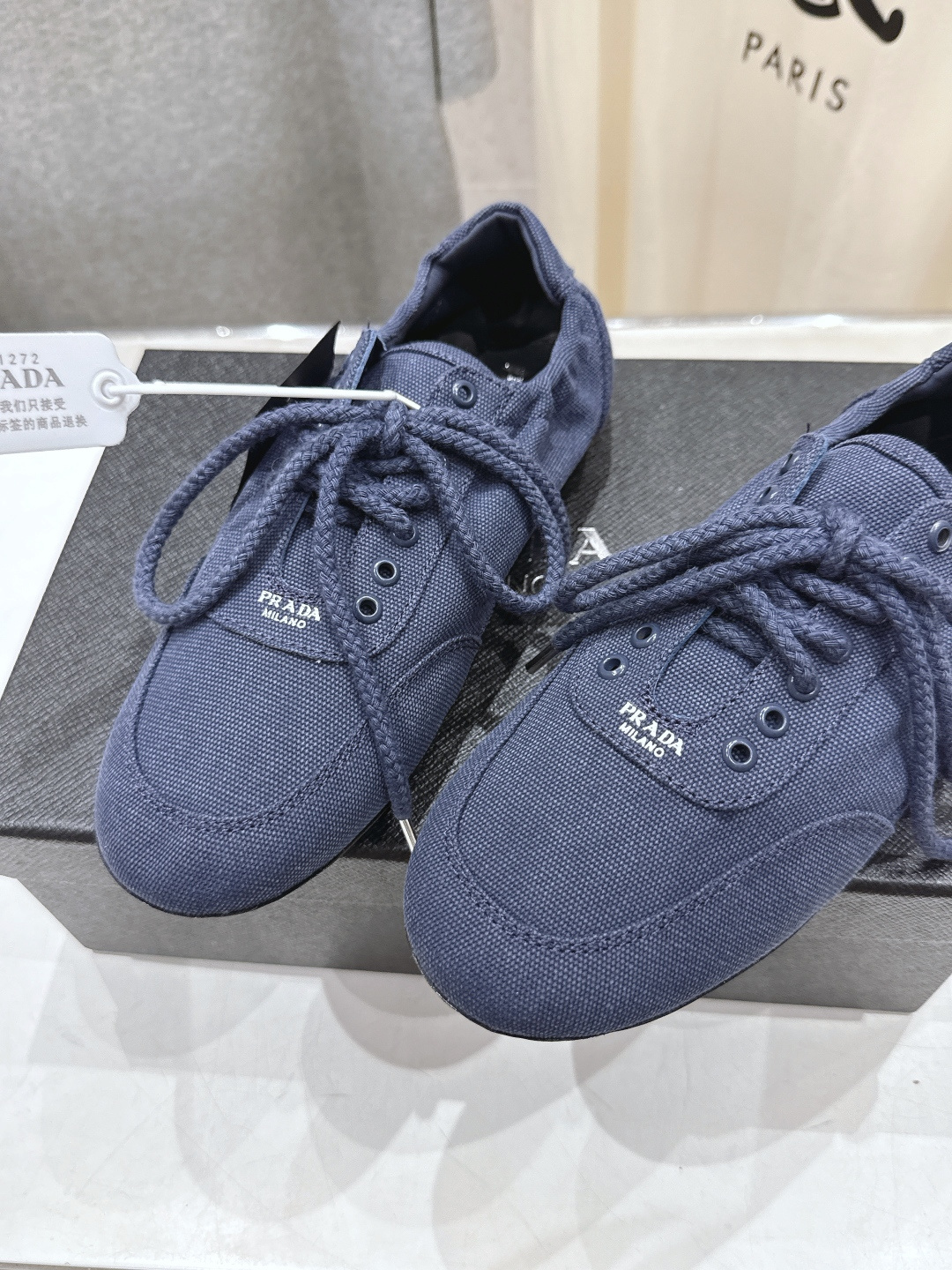 高版本出厂 Prada*普拉达P家26ssF029～new新款系带休闲鞋德训鞋，低调奢华懒人鞋，富人的不