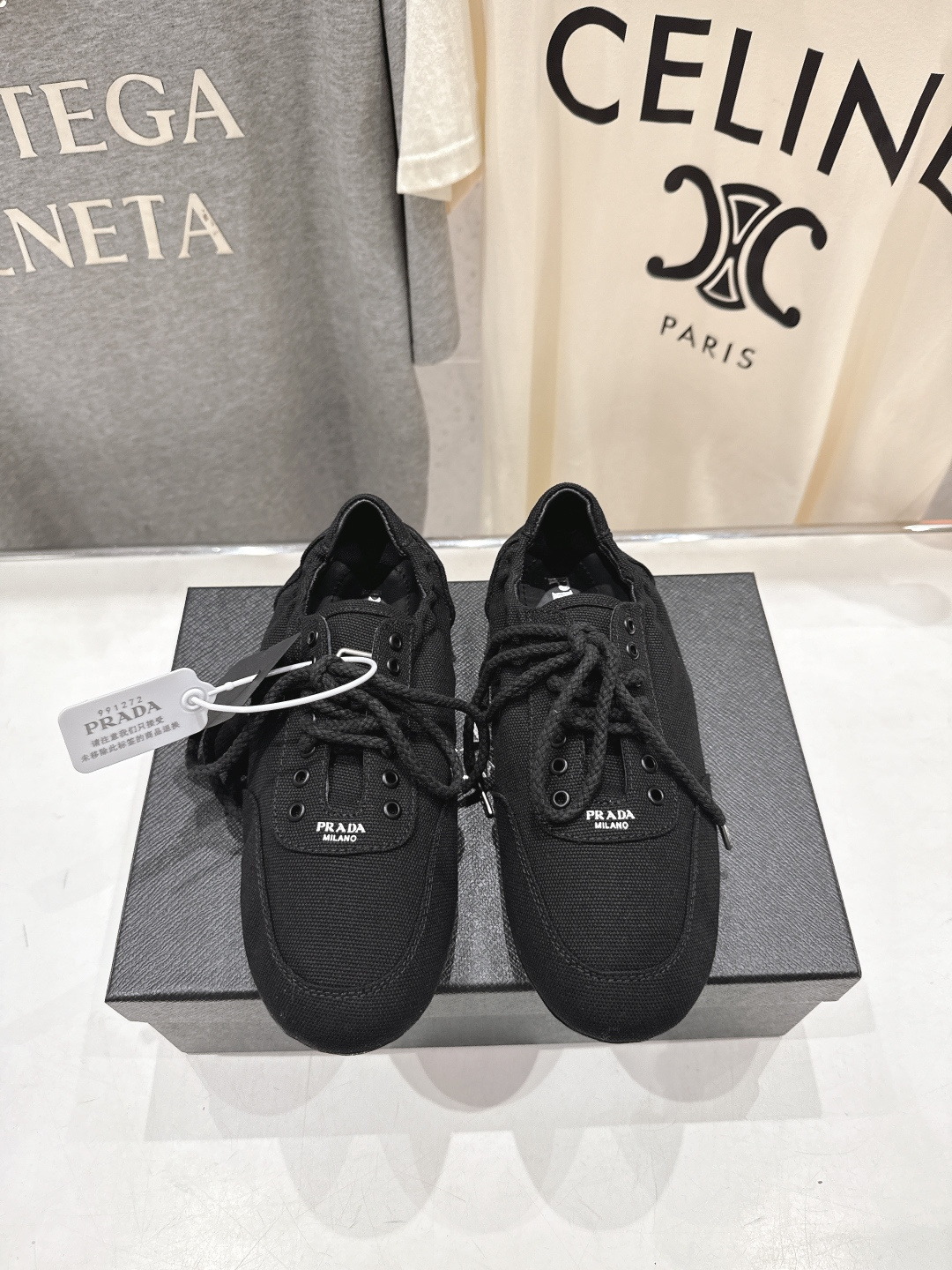 高版本出厂 Prada*普拉达P家26ssF029～new新款系带休闲鞋德训鞋，低调奢华懒人鞋，富人的不