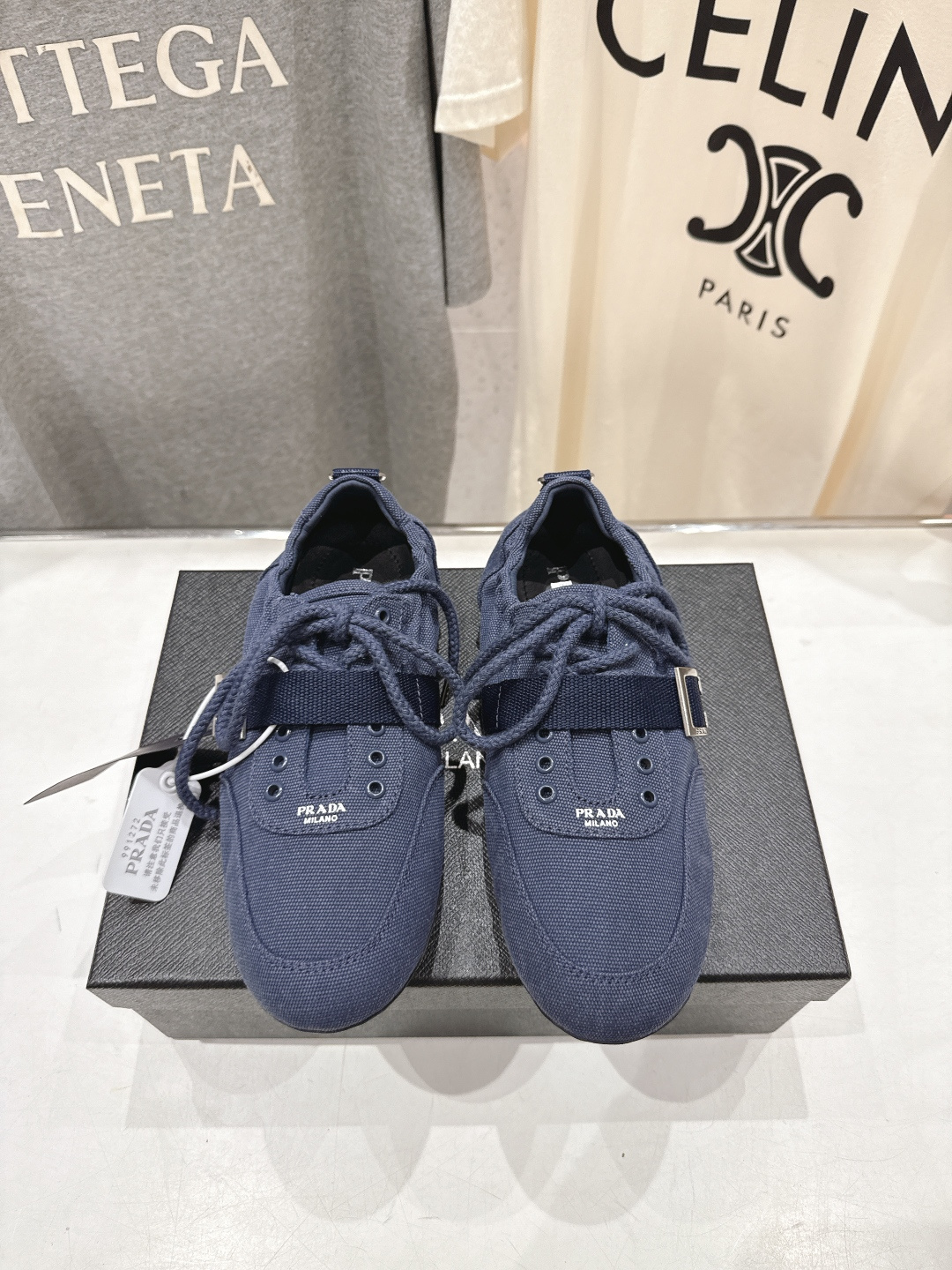 高版本出厂 Prada*普拉达P家26ssF029～new新款系带休闲鞋德训鞋，低调奢华懒人鞋，富人的不