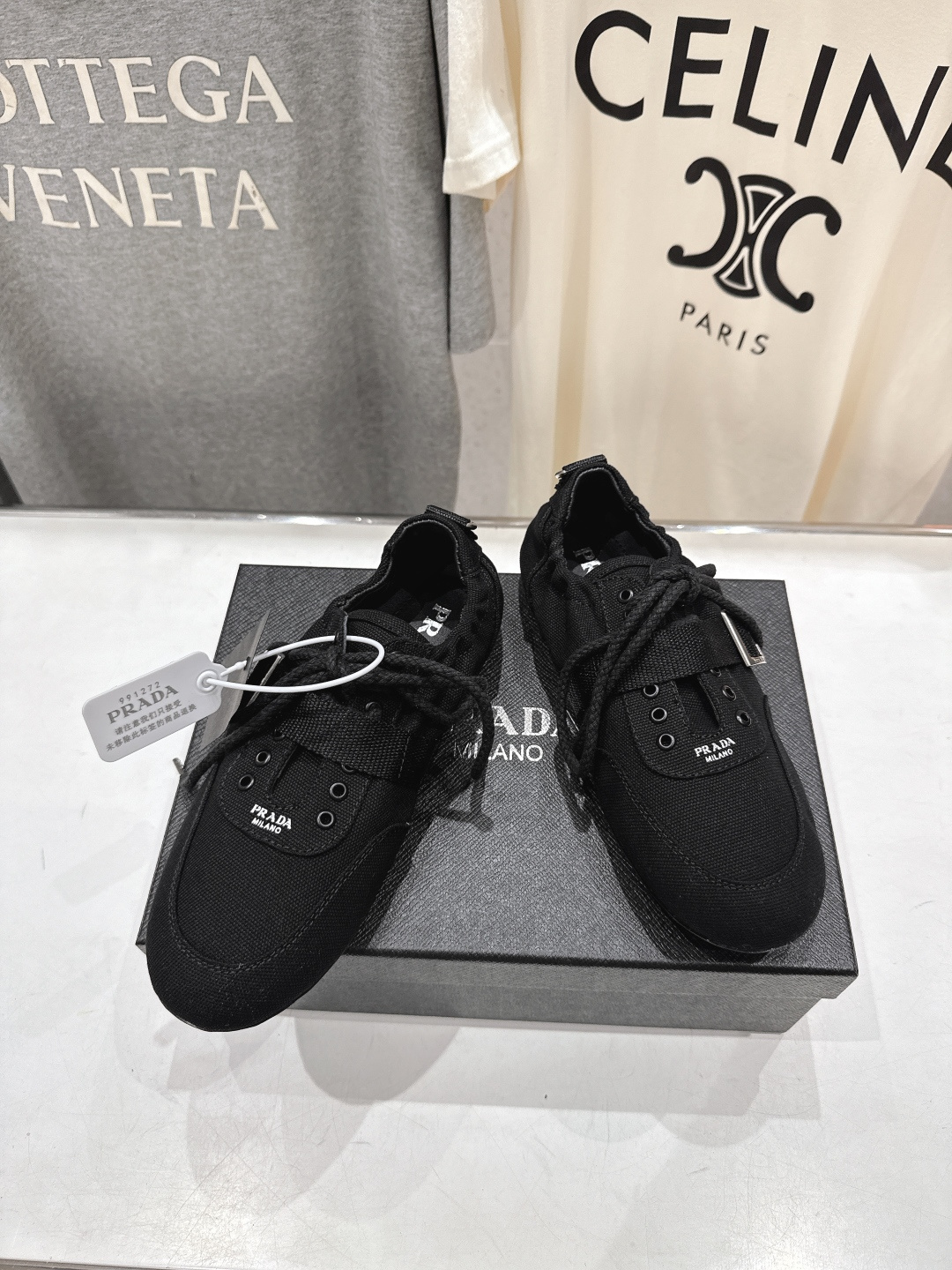 高版本出厂 Prada*普拉达P家26ssF029～new新款系带休闲鞋德训鞋，低调奢华懒人鞋，富人的不