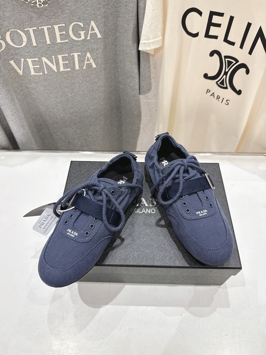 高版本出厂 Prada*普拉达P家26ssF029～new新款系带休闲鞋德训鞋，低调奢华懒人鞋，富人的不