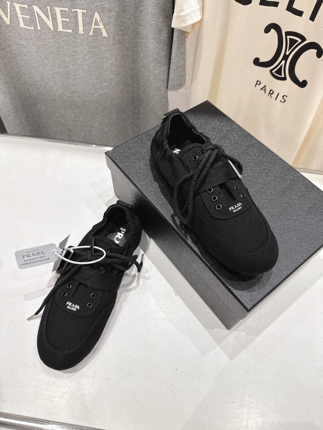 高版本出厂 Prada*普拉达P家26ssF029～new新款系带休闲鞋德训鞋，低调奢华懒人鞋，富人的不