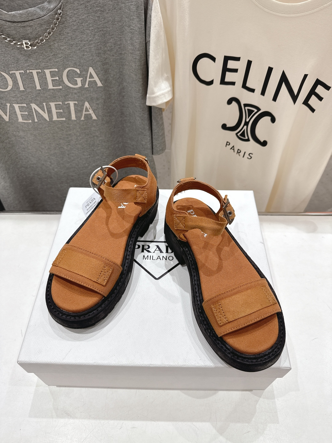 高版本出厂 Prada/普拉达F029 2026ss夏季新款复古风沙滩厚底凉鞋这个鞋型真的属于经典不会过